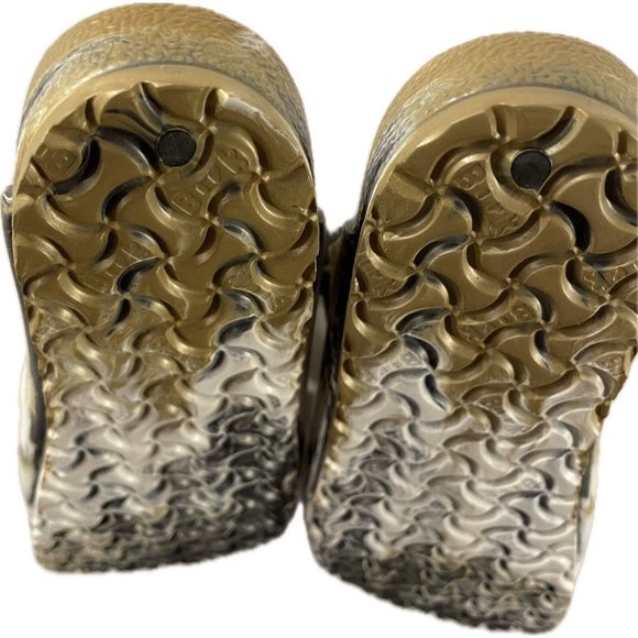 Birkenstock Kids Unisex Arizona Eva Glamour Gold Sandal Us Kids 12 Narrow Fit - Picture 8 of 10